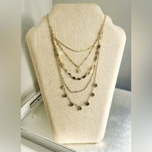 Lilly Pulitzer Gold 5-strand Necklace